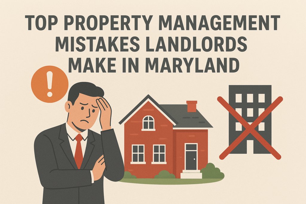 Top Property Management Mistakes Landlords Make in Maryland